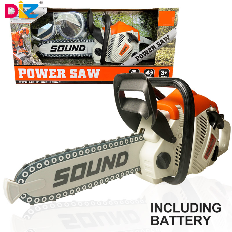 Gardening Tools For Kids - Toy Chainsaw with Goggles Children Electric