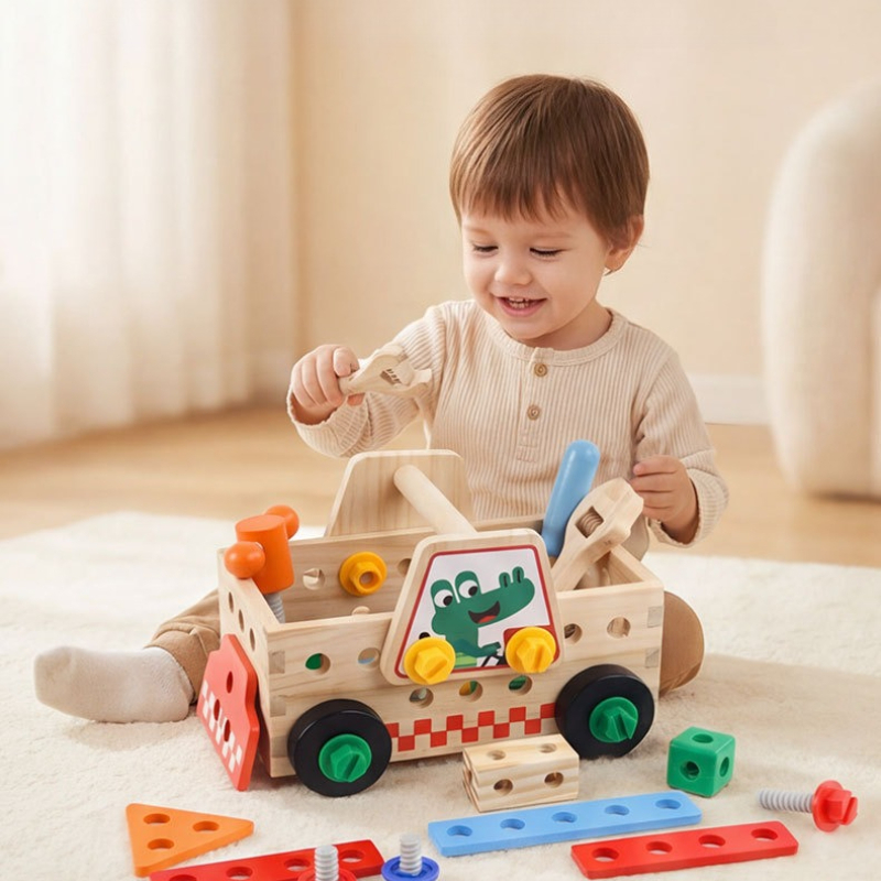 Gardening Tools For Kids - Childrens Assembly Toy Truck for Kindergarten