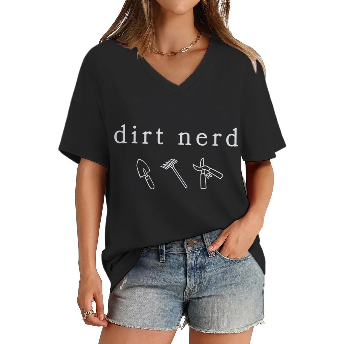 Gardening Tools Cartoon - Dirt Nerd Gardening Tools Plant Lover