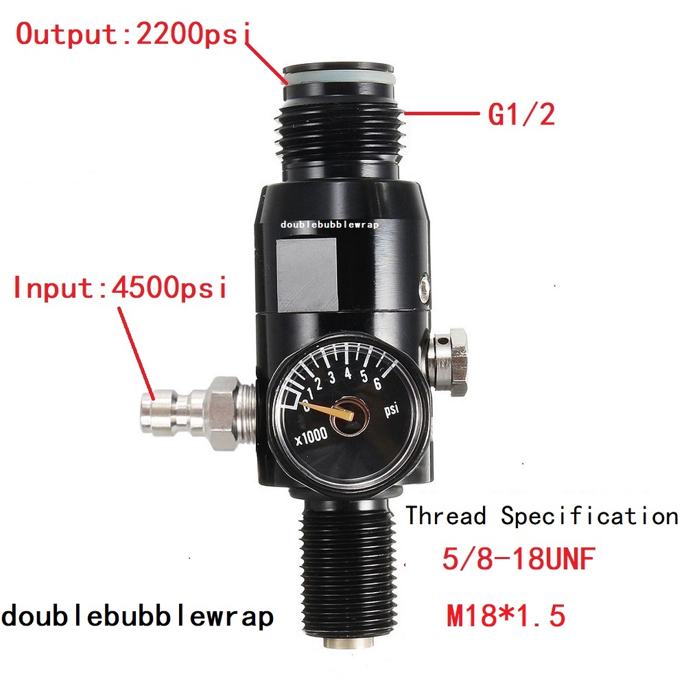 Aquaponics Fish Tank - Regulator Valve 5/8-18UNF or M18*1.5 Regulator