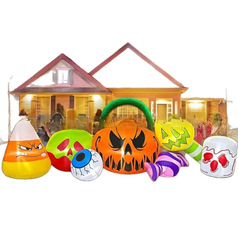 Gardening Tools Cartoon - Halloween inflatable pumpkin candy air model