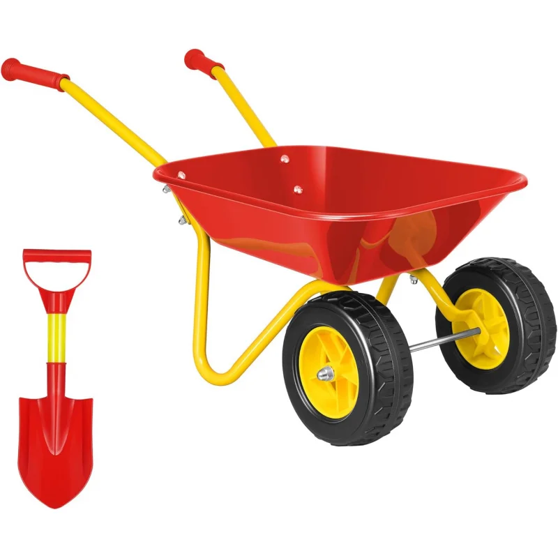 Gardening Tools For Kids - Kids Wheelbarrow Children Garden cart with