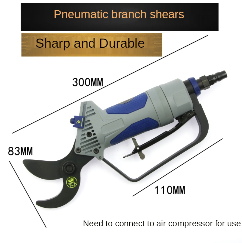 Gardening Tools Used - Pneumatic Pruning Shears are Used for