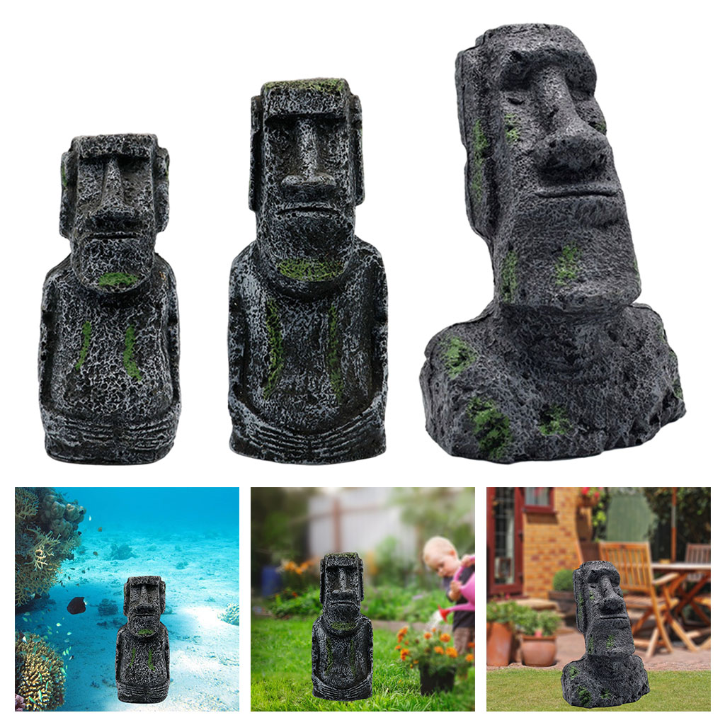 Aquarium Moai Statues Easter I - Aquaponics Fish Tank review and price