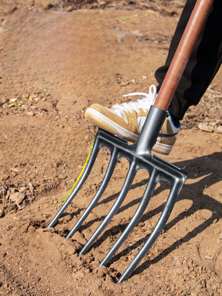 Soil Tilling Fork Farming Tool - Spade Digging Fork review and price