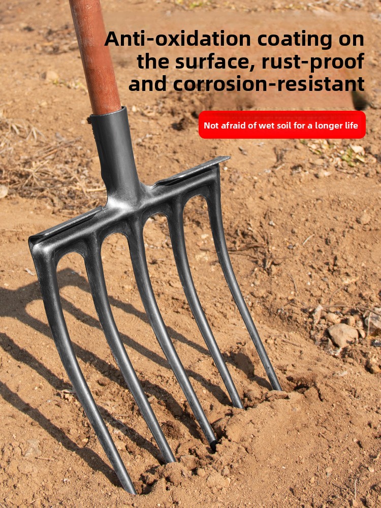 Soil Tilling Fork Farming Tool - Spade Digging Fork review and price