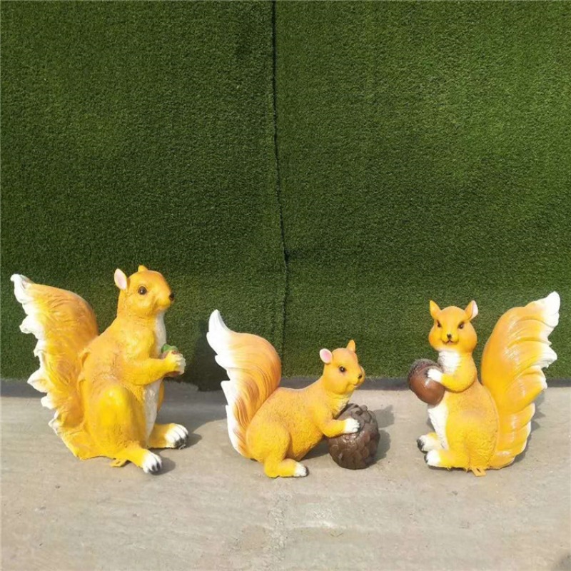 Fiberglass painted cartoon squ - Gardening Tools Cartoon review and price