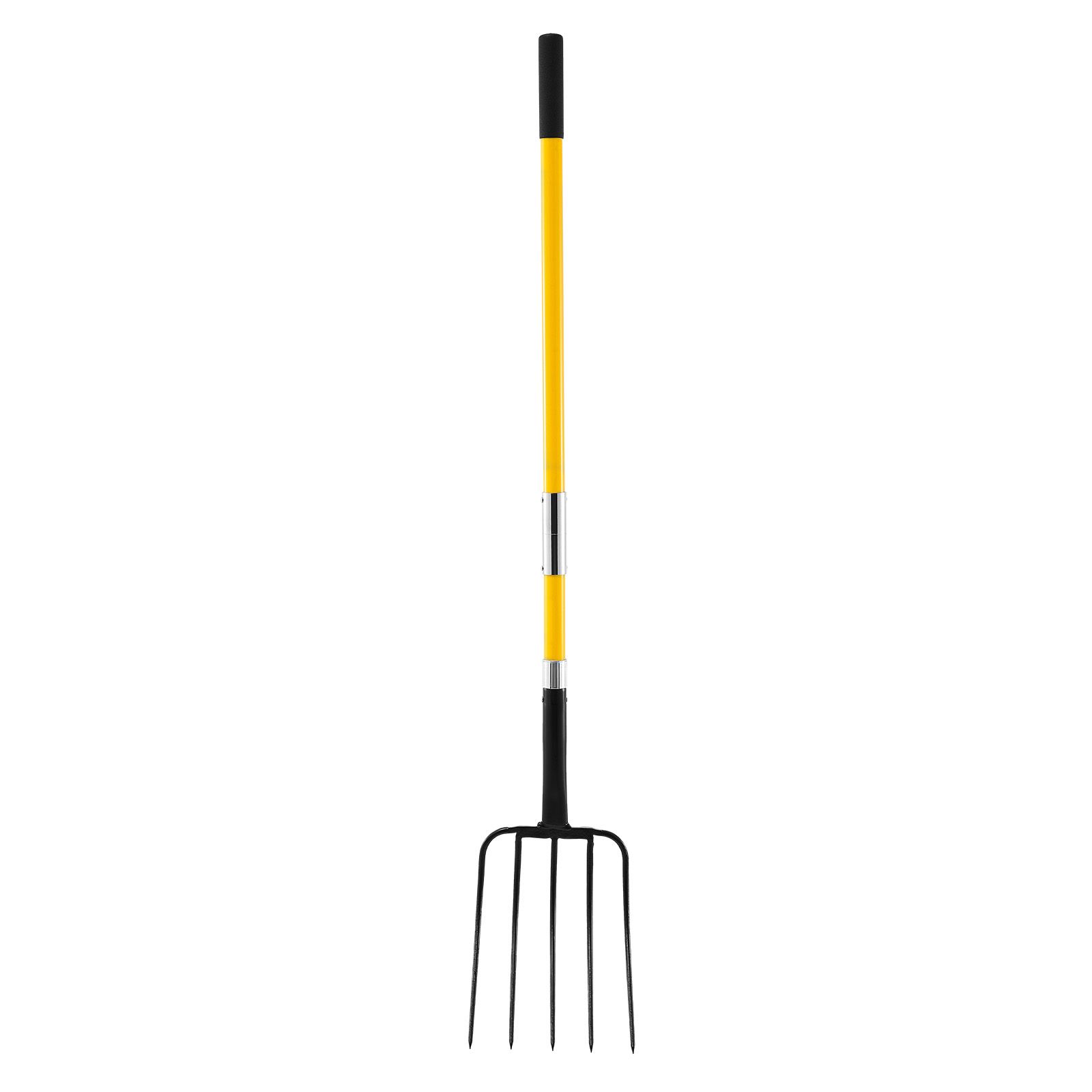 Garden Fork, 5-Tine Gardening  - Spade Digging Fork review and price