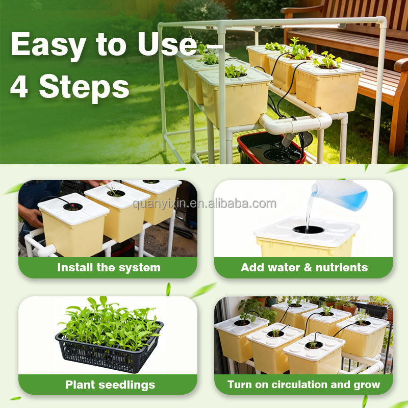 Dutch Bucket Hydroponic System - Hydroponic System review and price