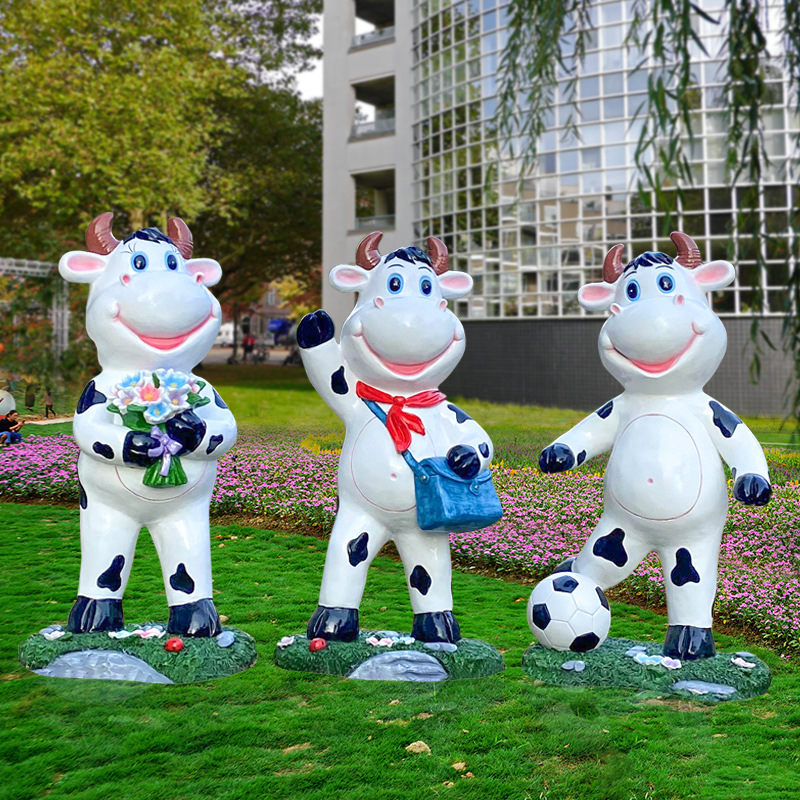 Outdoor, cartoon, cow sculptur - Gardening Tools Cartoon review and price
