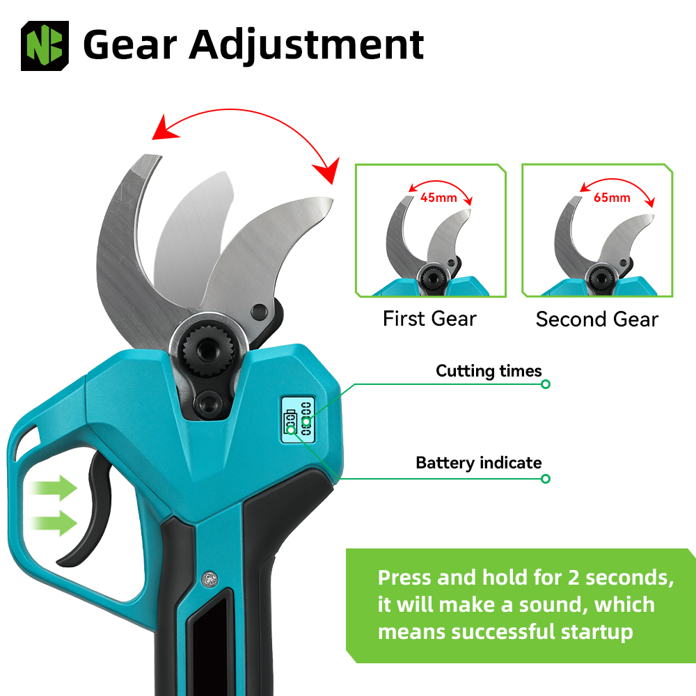 NEWBENY 65MM Cordless Electric - Pruning Shears review and price
