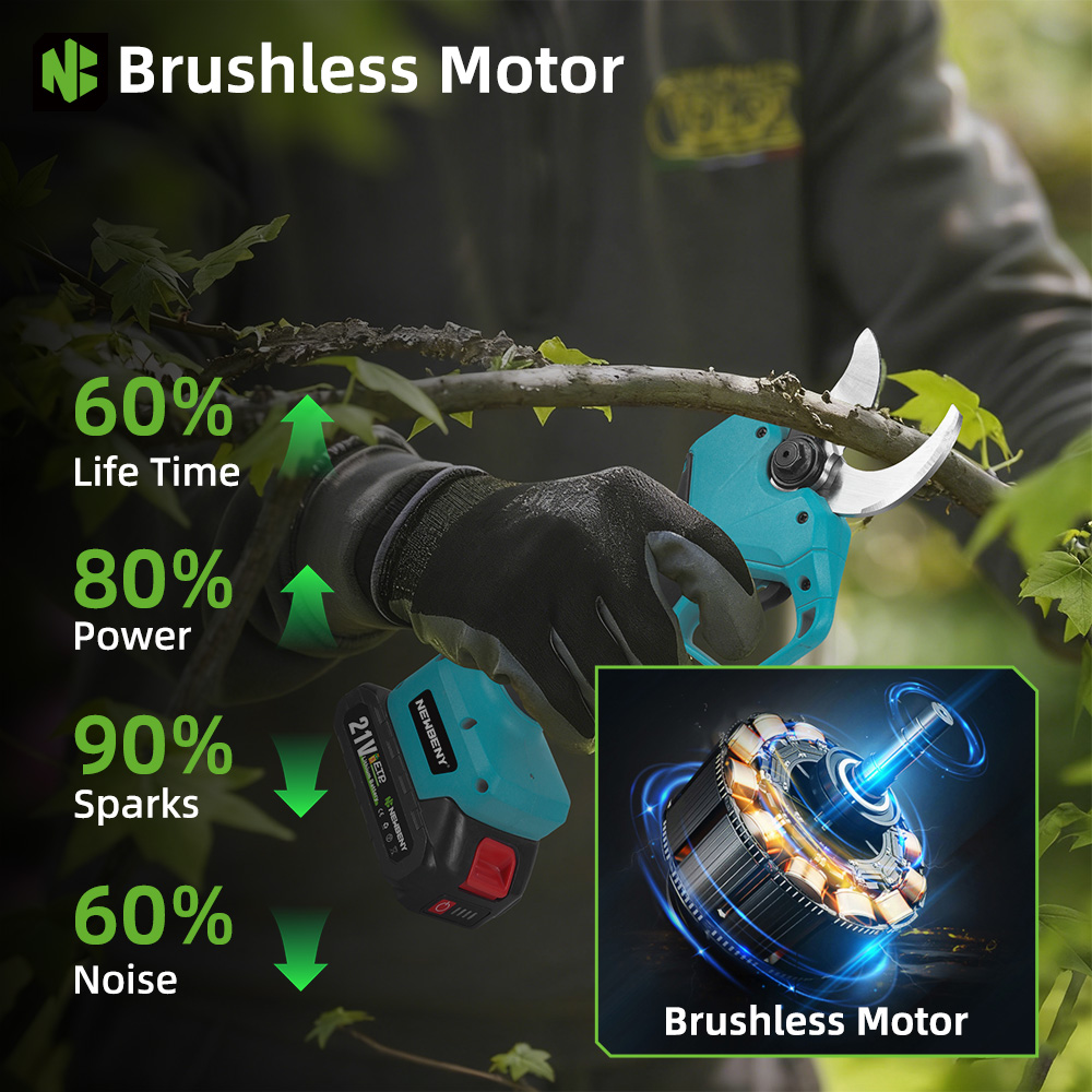 NEWBENY 65MM Cordless Electric - Pruning Shears review and price