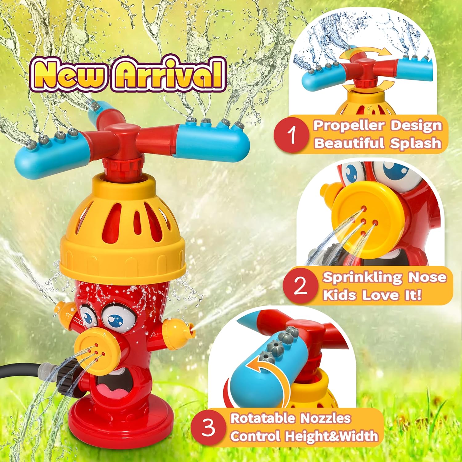 Hydrant Sprinkle Water Spray T - Gardening Tools For Kids review and price