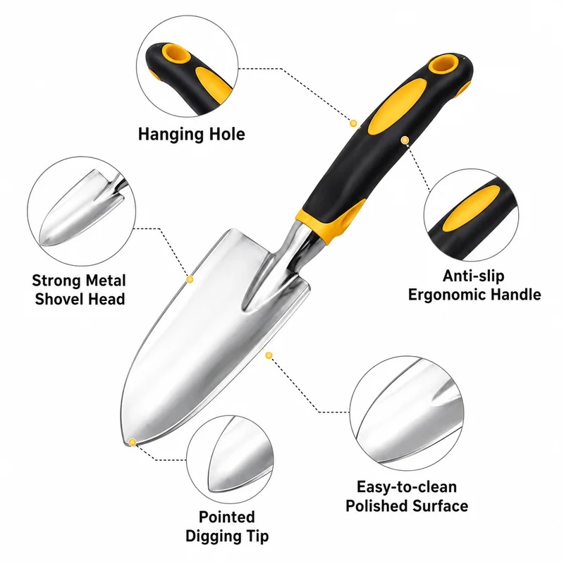 Stainless Steel Garden Trowel  - Gardening Tools Trowel review and price