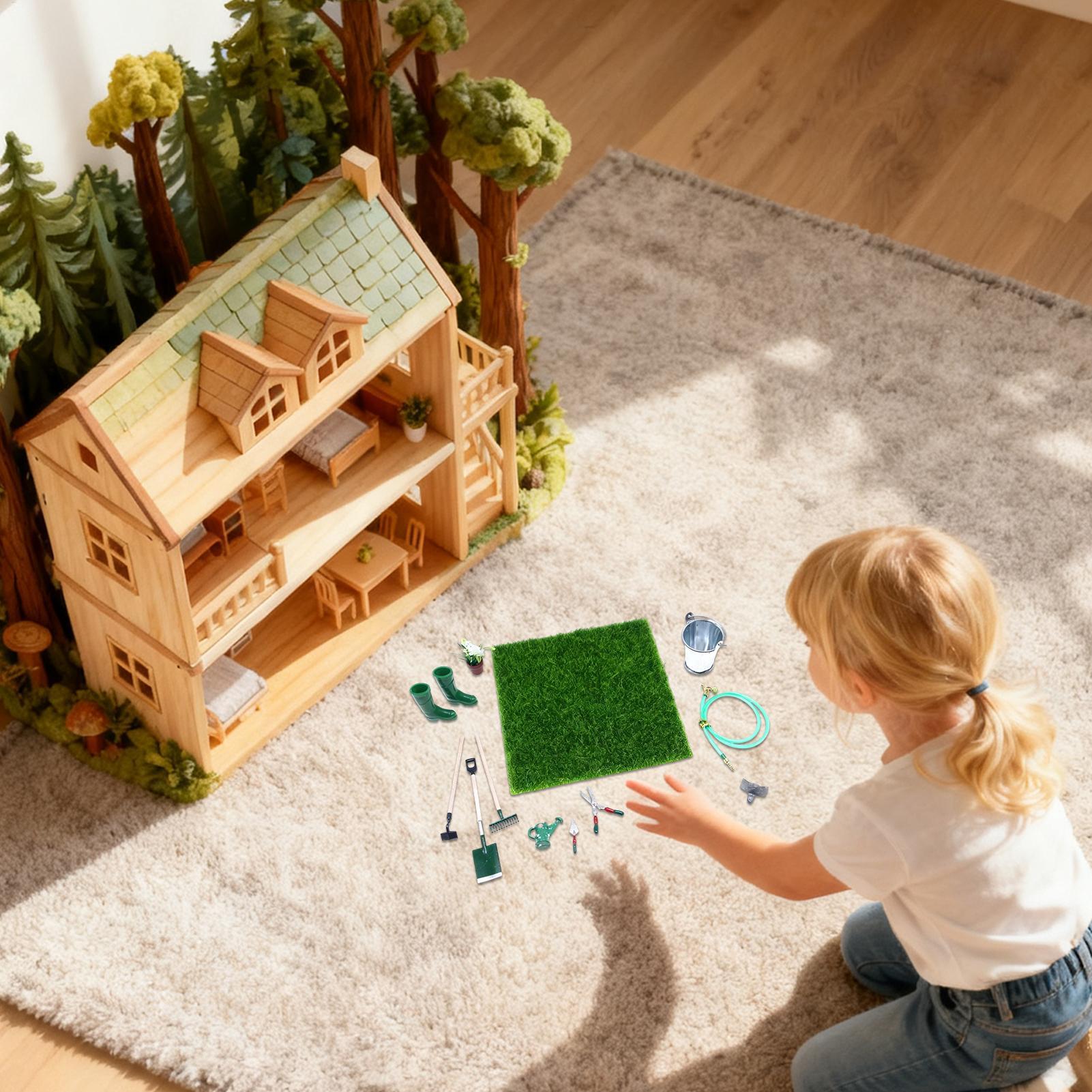 Miniature Gardening Decor Real - Gardening Tools Girls review and price