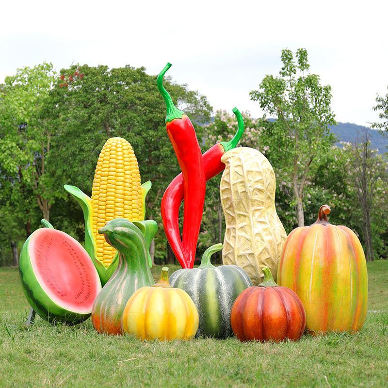 Outdoor simulation fruit sculp - Gardening Tools Cartoon review and price