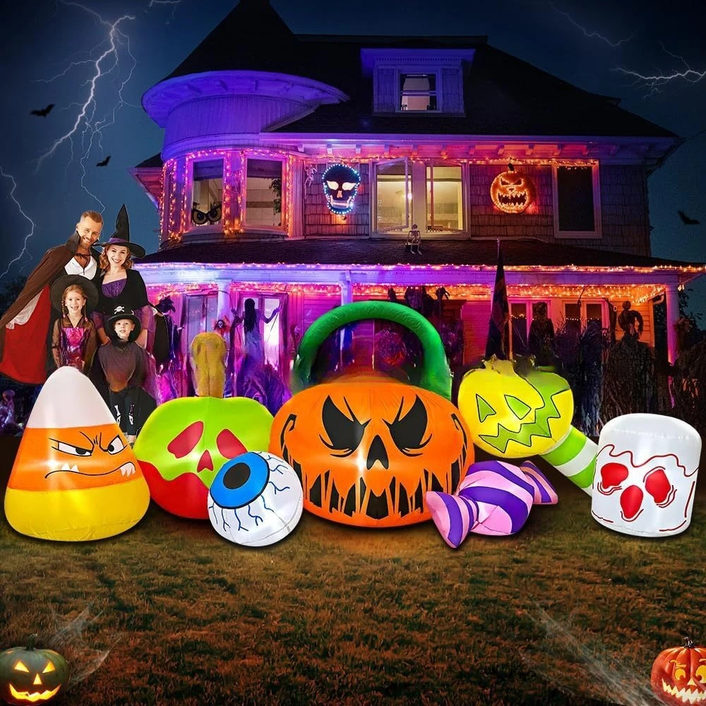 Halloween inflatable pumpkin c - Gardening Tools Cartoon review and price