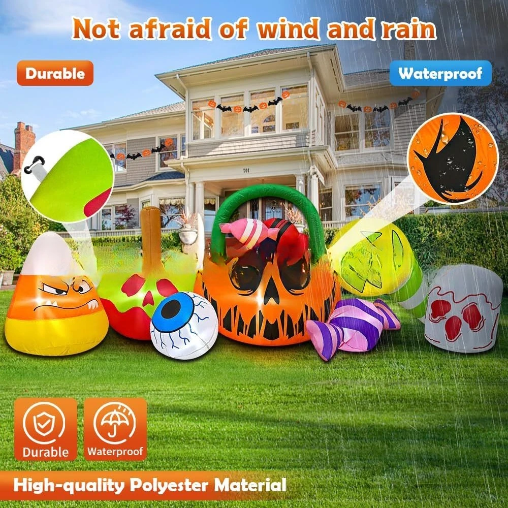 Halloween inflatable pumpkin c - Gardening Tools Cartoon review and price