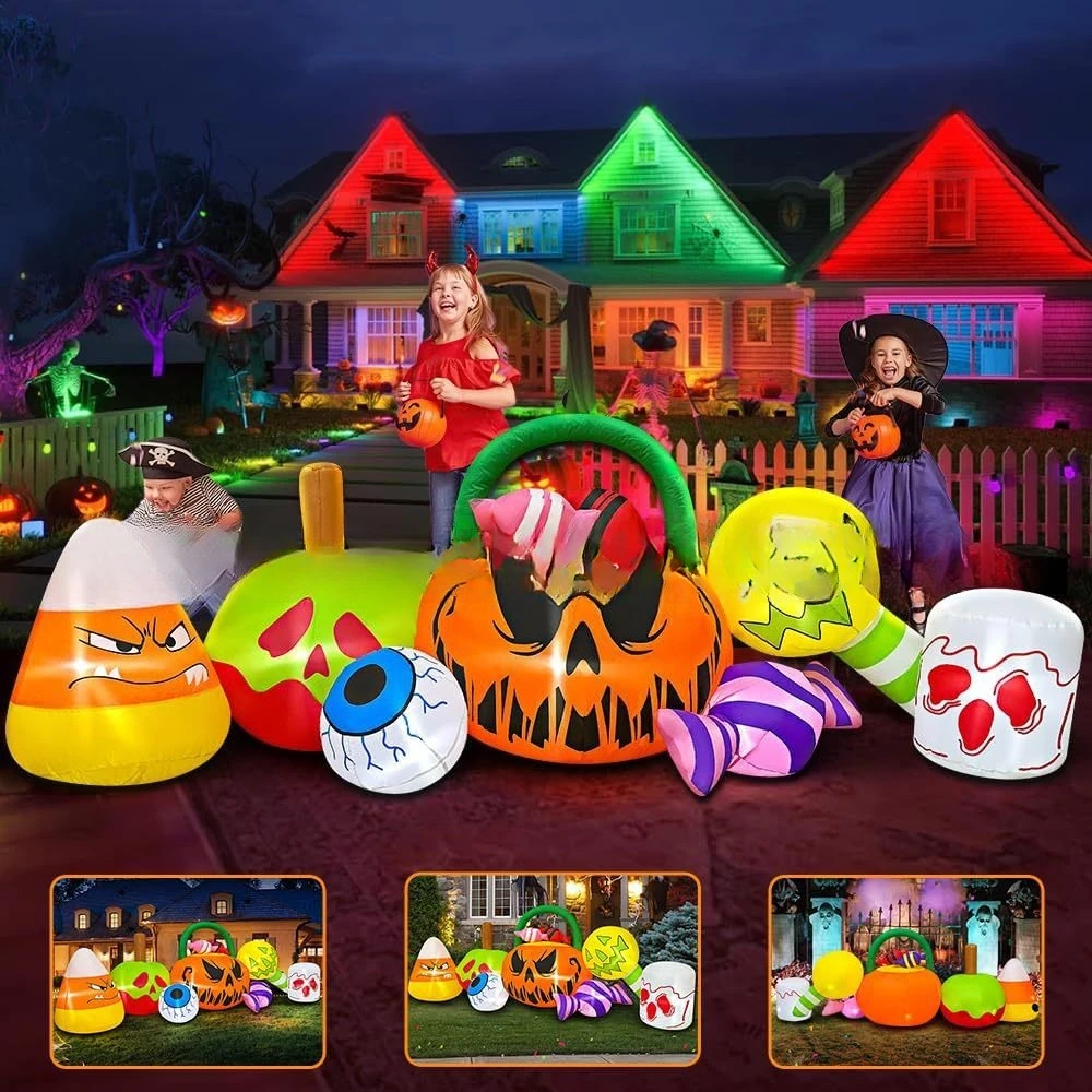 Halloween inflatable pumpkin c - Gardening Tools Cartoon review and price