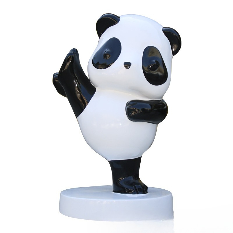 Simulation panda sculpture orn - Gardening Tools Cartoon review and price