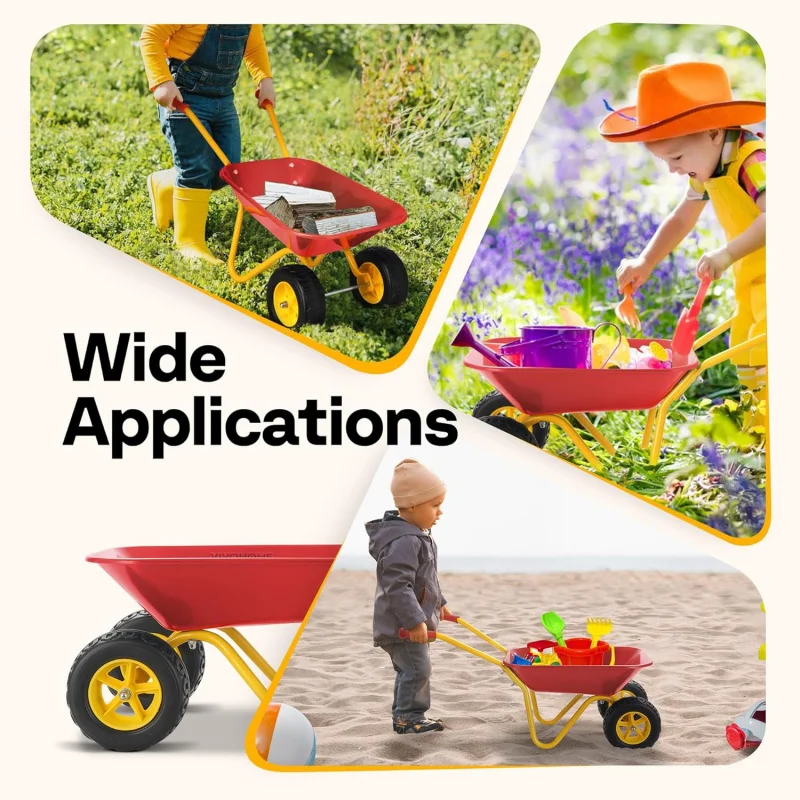 Kids Wheelbarrow Children Gard - Gardening Tools For Kids review and price