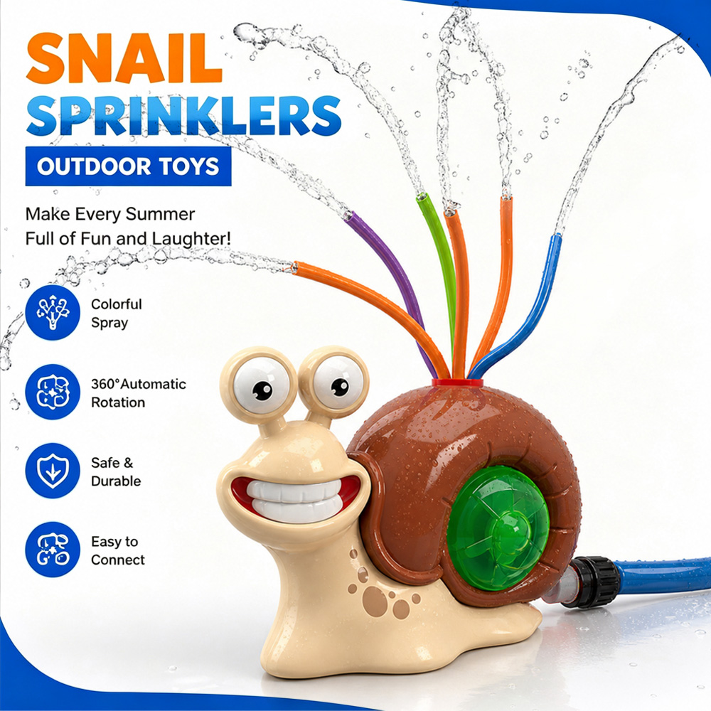 Water Spray Outdoor Toy Snail  - Gardening Tools For Kids review and price