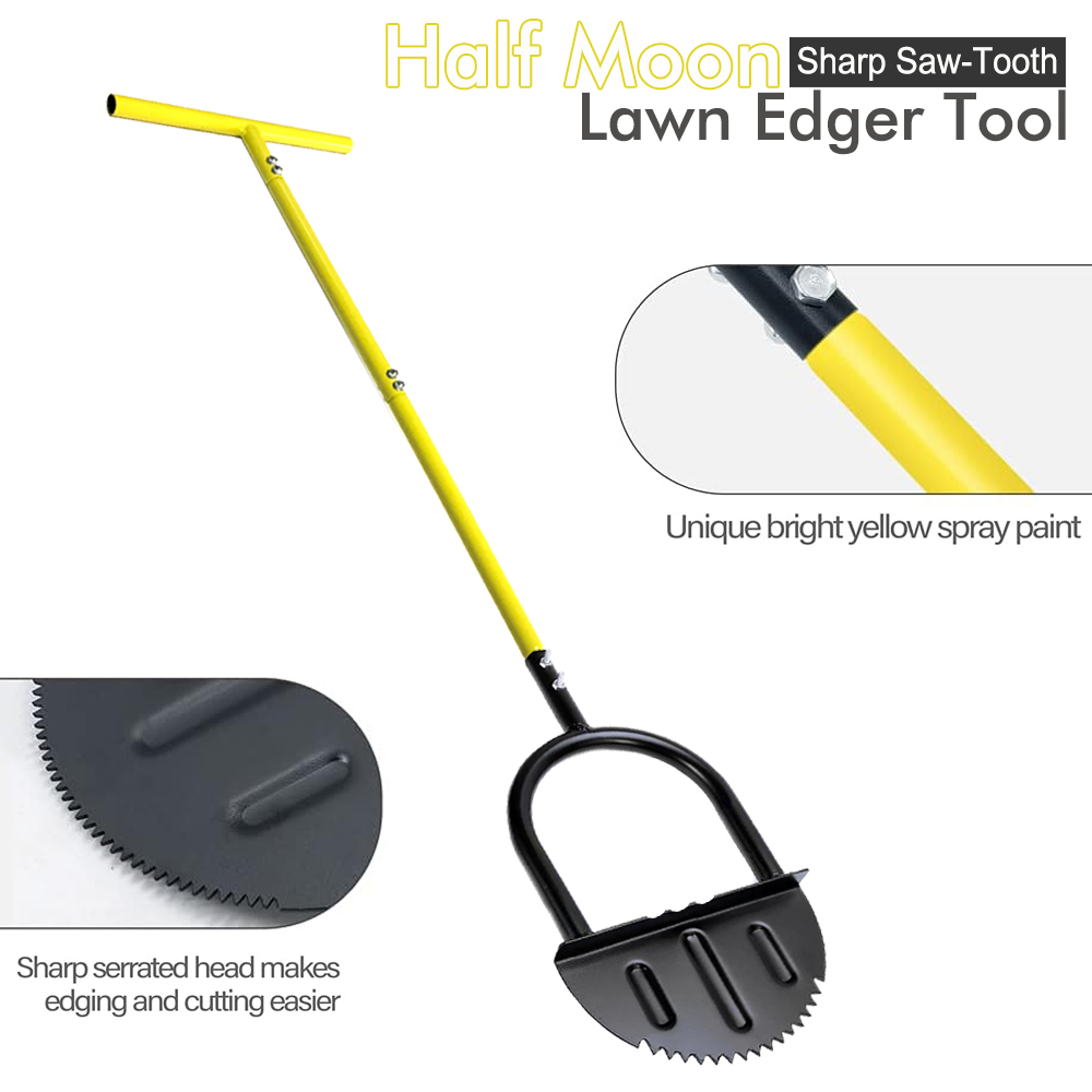 Half Moon Lawn Edger with Long - Gardening Tools Long Handle review and price