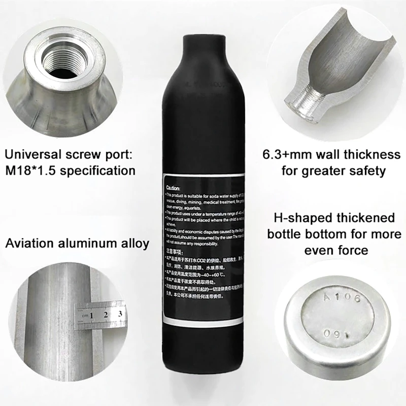 High Pressure Bottle Thread M1 - Aquaponics Fish Tank review and price
